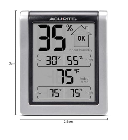 AcuRite Digital Indoor Thermometer and Hygrometer, Classic - color: Classic
