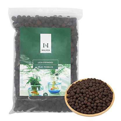 2LBS Leca Expanded Clay Pebbles Hydroponics Supplies for Indoor Garden Plants (2LBS) - size: 2LBS