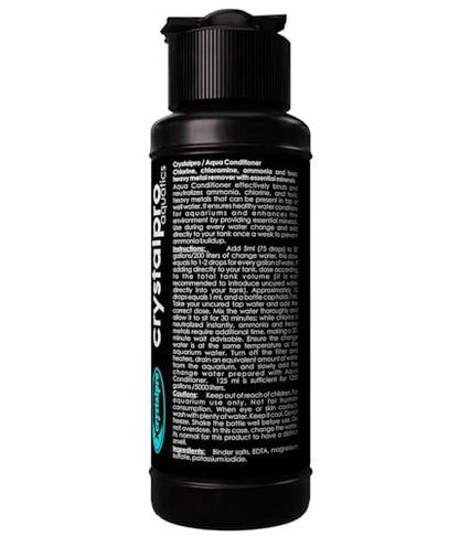 Crystalpro Aqua Conditioner - Treats 1250 Gallons - Aquarium Water Conditioner - Neutralizes Chlorine and Ammonia 4.2 Oz - size: 125 ml
