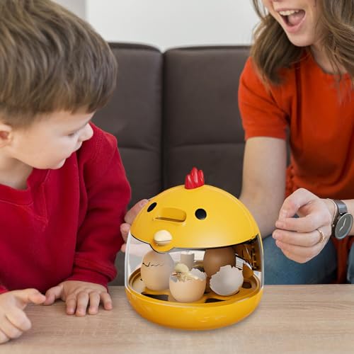 Incubators for Hatching Eggs Portable Automatic Temperature Control Candler | Chicken and Duck Hatching Incubator for Brooder Quail Duck Turkey Pigeon Poultry Pheasant Partridge Home Classroom Lab