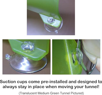 Brand Betta Tunnel (Translucent Light Green) - color: Translucent Light Green