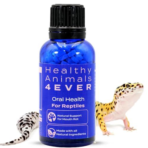 HealthyAnimals4Ever HA4E - Reptile Oral Health Support - Natural Mouth Rot Relief & Oral Hygiene Formula - Supports Gum Health, Comfort & Healing - 300 Tablets