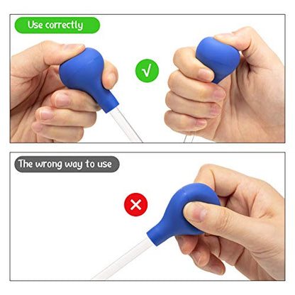 Weewooday 3 Pcs Axolotl Tank Accessories, Tweezers Syringe for Aquarium | Long Tweezer, Acrylic Coral Feeder Tube, Aquarium Tongs, Feeding Tweezers for Fish Snake Lizard Spider