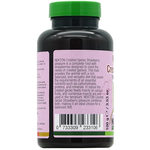 Nekton Crested Gecko Strawberry Pleasure Complete Diet 100g / 3.53oz - size: 3.53 Ounce (Pack of 1)