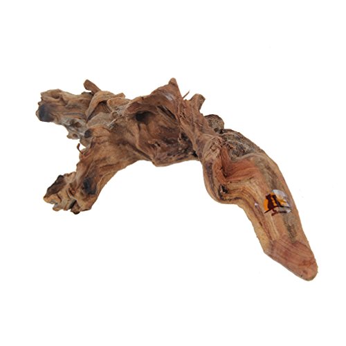 emours Aquarium Driftwood Fish Tank Decoration, Natural Wood, Large | 9-12 Inch Length - size: Large