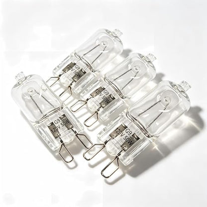 4 Pack Reptile Terrarium HeatLamps Mini Halogen Bulb, G9 50 Watts | Mini Halogen Bulb for Bearded Dragon Gecko Turtle Lizard - color: 4 Pack