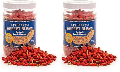 Fluker's 76044 Buffet Blend Adult Formula Bearded Dragon Formula, 7.5oz (Pack of 2) - size: 7.5 Ounce (Pack of 2)