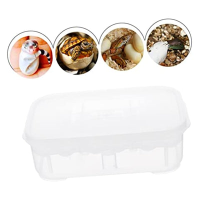 Reptile Incubation Hatchery Box Transparent Incubator for Geckos Snakes and Lizards Lightweight and Easy to Clean Hatching Container for Breeding Reptiles