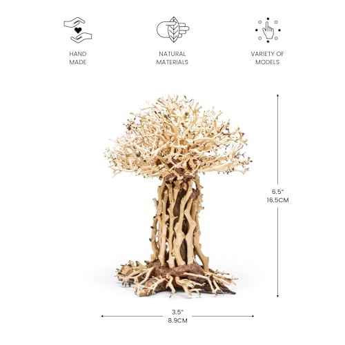 Ultum Nature Systems Bonsai - Handcrafted Hardscape Driftwood for Aquarium, Terrarium, Vivarium, Natural Aquascape Hardscape Decorations, Aquascaping Hardscape for Live Aquatic Plants - 007, Small