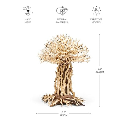 Ultum Nature Systems Bonsai - Handcrafted Hardscape Driftwood for Aquarium, Terrarium, Vivarium, Natural Aquascape Hardscape Decorations, Aquascaping Hardscape for Live Aquatic Plants - 007, Small