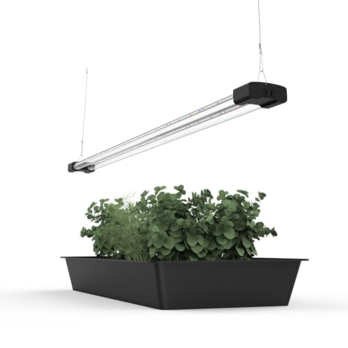 4FT LED Succulent Terrarium Plant Grow Light Linkable Full Spectrum Daylight with Enhanced 660nm Red and 450nm Blue LightTech Indoor Lighting Fixture (4 FT) - size: 4 FT
