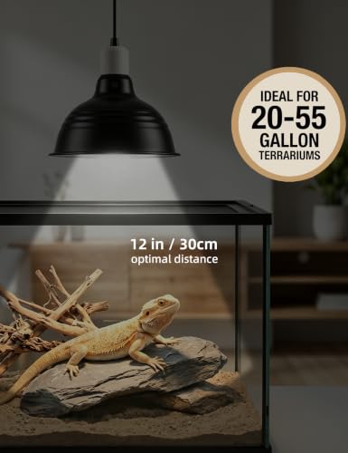 Reptile UVB Bulbs, 26W 10.0 UVA UVB Light Lamp for Terrarium, 2 Pack | Fits Bearded Dragon, Lizard, Tortoises, Iguanas, Chameleons, Snakes