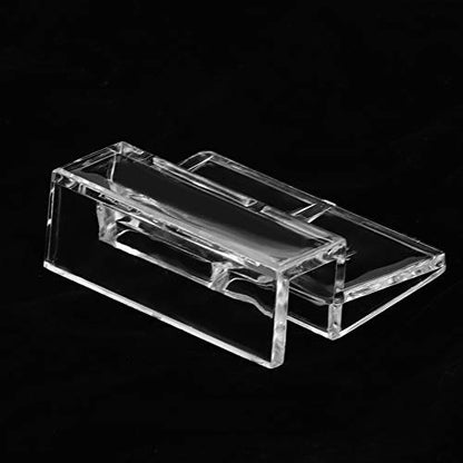 TOPINCN 20Pcs Aquarium Glass Cover Clip, Acrylic Holder, Support Clamp, Accessory, Aquarium Fish (10mm) - size: 10mm