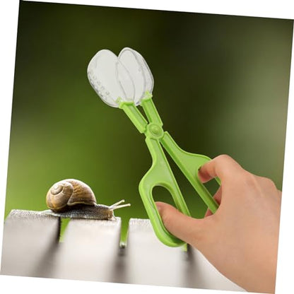ibasenice Reptile Feeding Clamp and Poop Scoop Multipurpose Tool for Insect Catching and Cleaning Fish Tanks Lightweight and Easy to Use for Lizard Tortoise and Other Pets