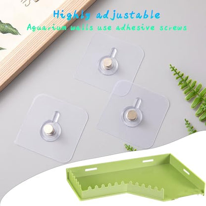Hermit Crab Accessories - Platform with Ladder and Food Dish Hermit Crab Habitat Accessories Hermit Crab Climbing Toys for Reptiles, Turtles, Hamsters, Small Lizards, Geckos