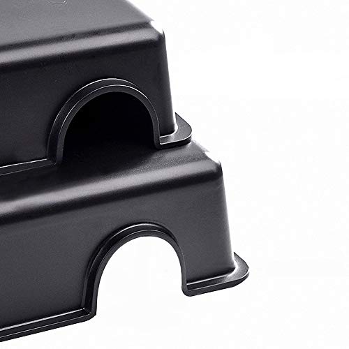 Reptile Hideout Box Small Animal Hide Cave for Snakes Lizards Leopard Gecko Rodents Spiders (S & M) - size: S & M