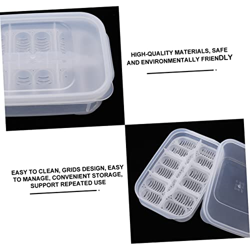KESYOO Reptile Hatching Incubator Box Transparent Hatchery for Geckos Snakes Lizards Lightweight Breeding Container Durable Egg Tray for Reptile Eggs