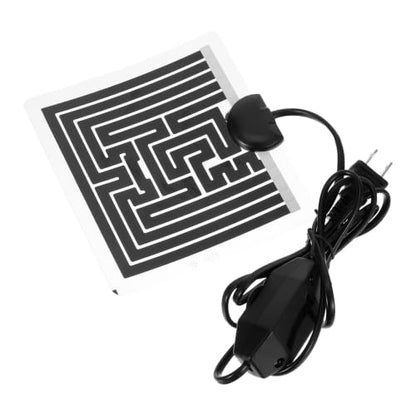Healeved 5w Maintain Heating with Reptile Pad Heat Temperature Adjustable Control, Portable Under Mat for Easy to Black Plastic Tank Small Pet Terrarium Snakes