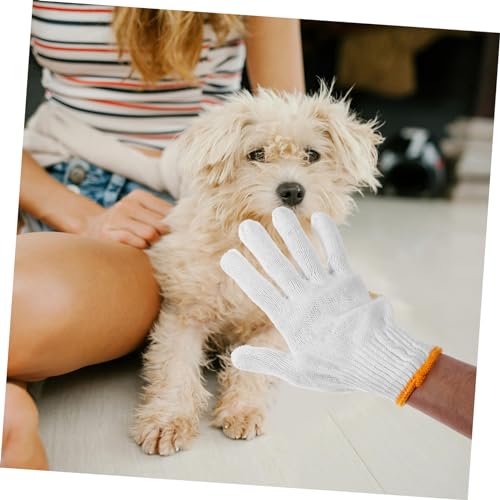 DOITOOL Bite Thickened Animal Handling Gloves for Pet Protection Scratch and Cut Resistant Gardening Gloves Breathable Soft Material Random Color Pair for Dog Cat Bird Reptile Random Color
