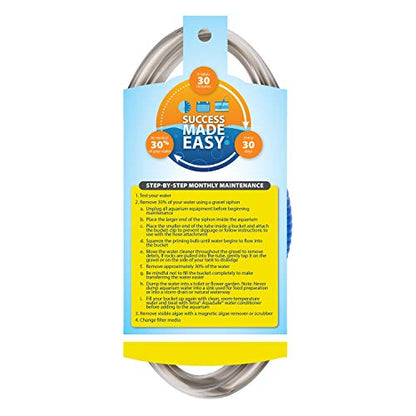 Tetra Water Cleaner Gravel Siphon for Aquariums Up to 55 Gal - size: 2-55 Gallons, style: Water Cleaner