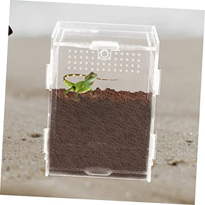 BESPORTBLE Reptile Incubators Terrarium Container Lizard Box Ventilation for Snake Scorpion Habitat