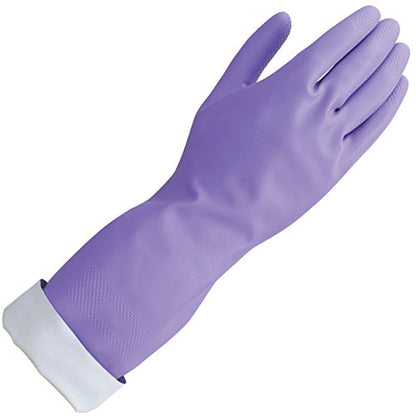 Mr. Clean Loving Hands Reusable Heat Resisting Cleaning Gloves with Cotton Flock Lining, Medium
