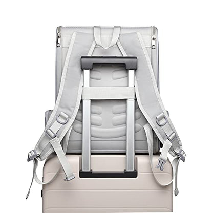 Texsens Innovative Traveler Bubble Backpack Pet Carriers for Cats and Dogs - color: Light Grey