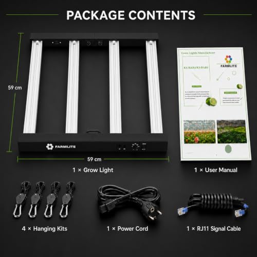 LED Grow Lights for Indoor Plants Full Spectrum Growing Light Bar Plant Hanging Growing Lamps Seedling Daisy Chain Dimmable - size: 260watts