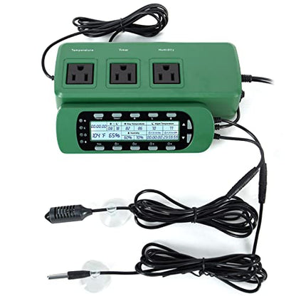Repti Zoo Digital Reptile Thermometer Hygrometer Controller THC15N - color: Thermometer Hygrometer Controller