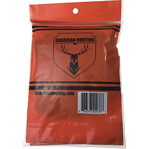 Deer Gutting Gloves Field Dressing Gloves with Long and Short Gut Glove Combo Pack (Black/Orange, 3 Pack (6 Pairs))