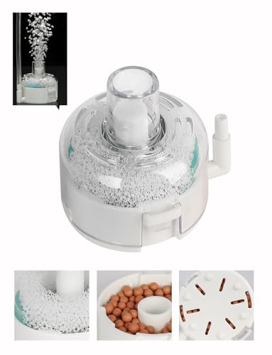 Mini Submersible Aquarium Filter for Fish Tanks up to 5 Gallon | with Air Stone Bio Balls and Sponge, Effective Biological Filtration for Small Fish Tank (air pump not included) - size: BT301