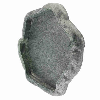 Reptile Water Dish Food Bowl 2 Pack ABS Resin Imitation Rock Feeder with Smooth Easy Clean Surface for Lizard Gecko Bearded Dragon Tortoise Spider (S) - size: S