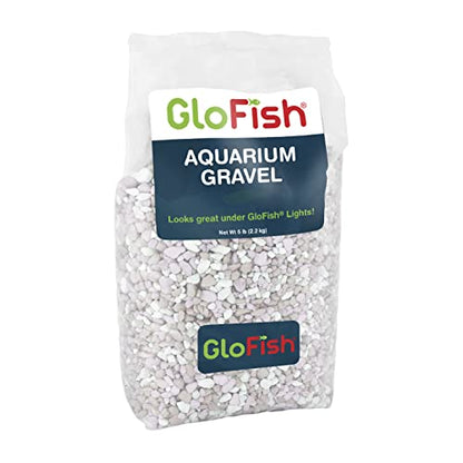 GloFish Aquarium Gravel 5 Pounds, Pearlescent, Complements Tanks and Décor (AQ-78484) - size: 5 Pound