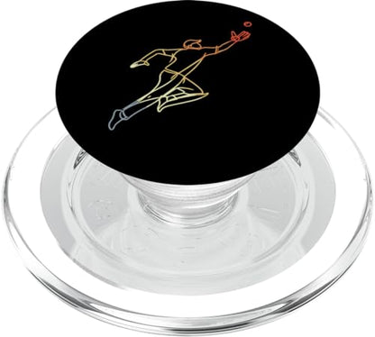 Cricket Keeper Sketch Vintage Look PopSockets MagSafe PopGrip for iPhone - style: MagSafe