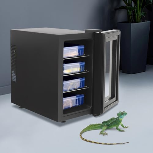Reptile Incubator, 6.08Gal Scientific Lab Incubator Digital Incubator | Cool and Heat 50-104°F, Reptile Egg Incubators with LED Display & 3 Tier Removable Shelves for Small Reptiles Hatching Eggs