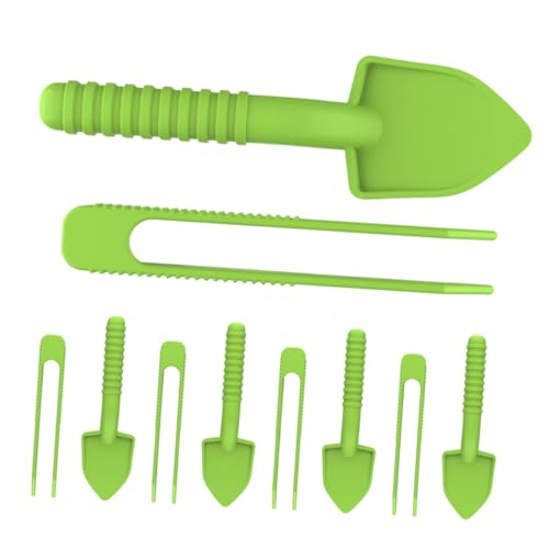 VICASKY 5set Reptile Cleaning Tools Poop Scooper and Feeding Tweezers for Terrarium Care of Turtles Lizards Snakes and Small Pets