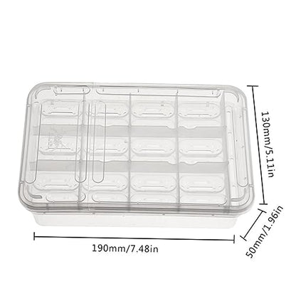 BESPORTBLE Compartments Hatching Box Incubator for Snakes Turtles Geckos and Lizards Easy Observation Breeding Isolation Container for Reptiles