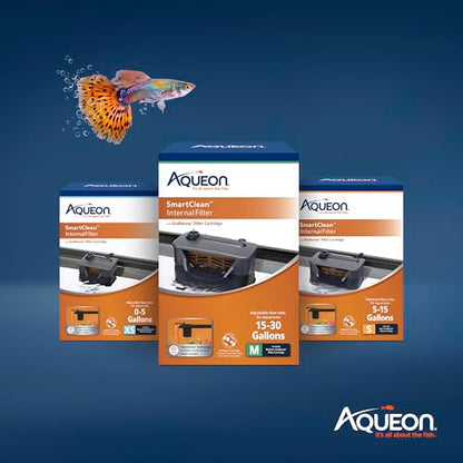 Aqueon QuietFlow Internal Filter with SmartClean Technology, Extra Small - size: Extra Small Filter, style: Extra Small Filter