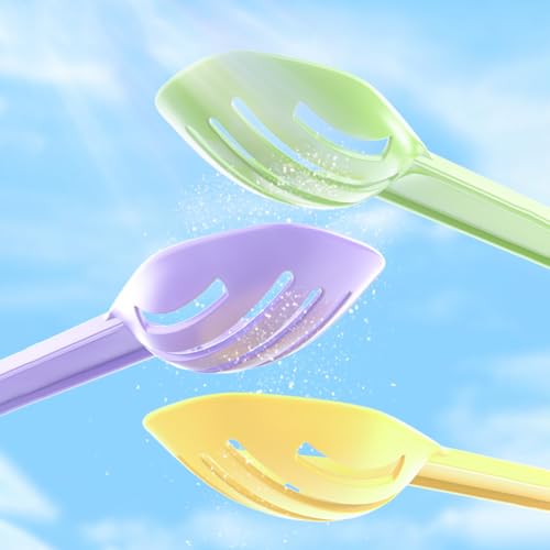 3PCS Sifter Hamster Poop Scooper Sand Bath Scoop Plastic Litter Scoop Sandbox Scooper Hamster Bedding Scooper Pet Cleaning Tools
