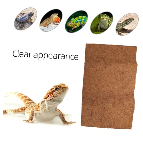 VANZACK Climbing Pet Mat Reptile Bedding Natural Coconut Fiber 60x40cm Easy - size: Size 2