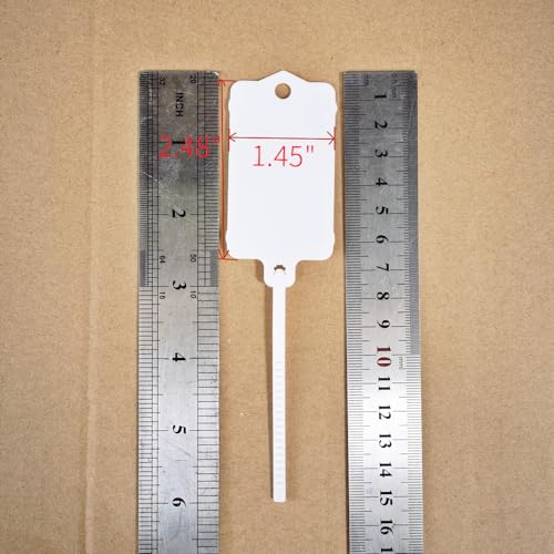 100pcs Reusable Blank Plastic Tags Ties Key Tags 1.45"*2.48" Serrated Tension Sealing Strap with Large Label Plastic Tie Mark Label Waterproof Hang Sign Write on Tag (5 Colors Mixed, 100pcs) - color: 5 Colors Mixed