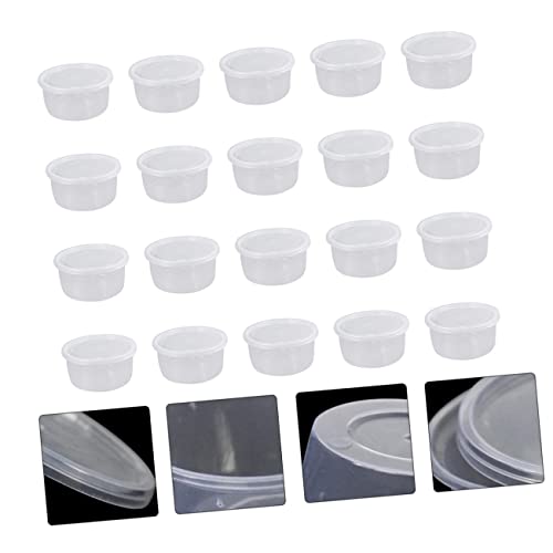 FOMIYES 20pcs Reptile Breeding Boxes Gecko Containers for Pets Lightweight Feeding Box for Quarantine Habitat Easy to Clean and DIY