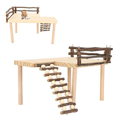 Hamster Climb, Multipurpose Hamster Playing Animal Bridge Rodents Chew Toy for Hamsters Chinchillas Guinea Pig Ferret Reptile