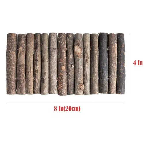 Hamster Bridge Rat Ladder Wooden Bridge Toy for Small Animals Cage Wood Ladder Natural Hideout for Guinea Pig Chinchilla Ferret Reptile (Pack of 4) (4ladder) - size: 8.0"L x 4.0"W