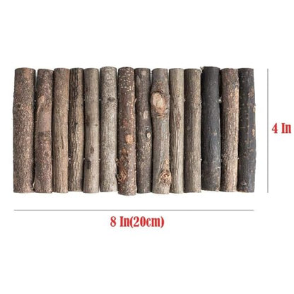Hamster Bridge Rat Ladder Wooden Bridge Toy for Small Animals Cage Wood Ladder Natural Hideout for Guinea Pig Chinchilla Ferret Reptile (Pack of 4) (4ladder) - size: 8.0"L x 4.0"W
