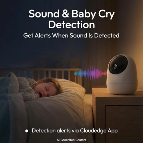 Rraycom 2.5K Indoor Security Camera, 5G/2.4G WiFi, Pet & Baby Monitor | 360° PTZ, Motion Detection & Tracking,Human/Motion/Sound Detection,2-Way Talk, Night Vision, Works/Alexa,SD/Cloud - size: 1Pack