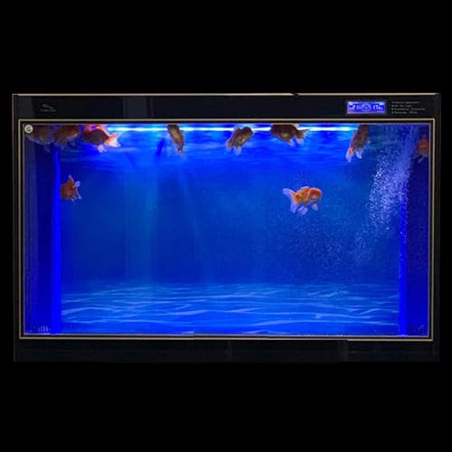 ELEBOX Aquarium Background Blue Black Fish Tank Background Wallpaper Double-Sided Aquarium Backing Paper, Aquarium Decorations for 10 Gallon 20 Gallon Aquarium 15.7" x 32.3" - size: 15.7" H x 32.3" L