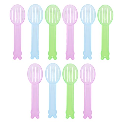 10pcs Hamster Scooter Plastic Garbage Shovel Sieve, Mix Color | Sand Shovel, Pet Cleaning Tool, Small Pet Urine Sand Shovel, Pet Bath Spoon - color: Multicolor2, size: Small