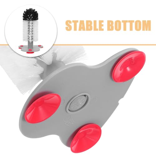 2pcs Turtle Brush with Suction Cup for Tank, Gentle Abs Turtle Shell Cleaning Brush for Removing Mud, Scutes, and Dirt, for Aquarium and Reptile Shell Maintenance