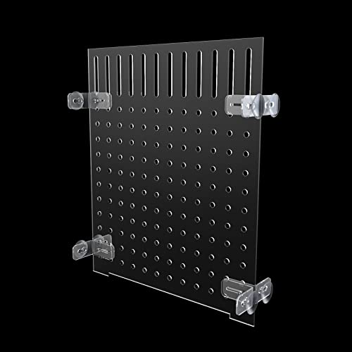 Fish Tank Divider Aquarium Acrylic Isolation Grid Board Divider with Suction Cups Accessories Transparent Plate Baffle Blocking Fish Partition Net Freshwater Ornament 25x30cm/9.84x11.81in - size: 25x30cm